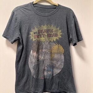 VTG Beavis and Butt-Head Graphic T-Shirt - Worn Soft - Sz Small